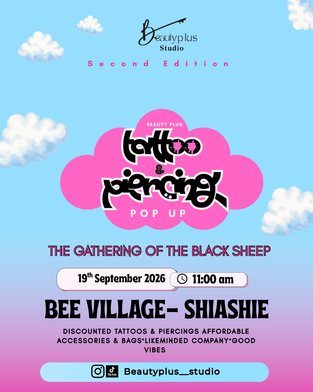 BeautyPlus Tattoo&Piercing Pop Up 2